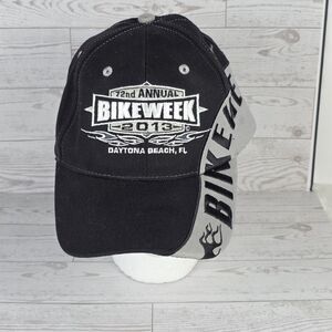 2013 Daytona Beach 72nd Black Bike Week Adjustable Cap